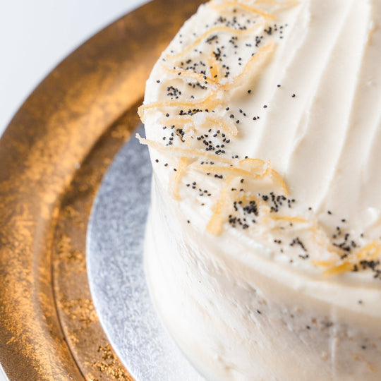 Vegan Lemon & Poppy Seed Cake
