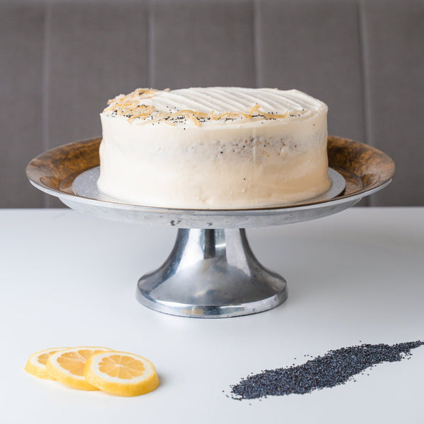 Vegan Lemon & Poppy Seed Cake - Jack and Beyond