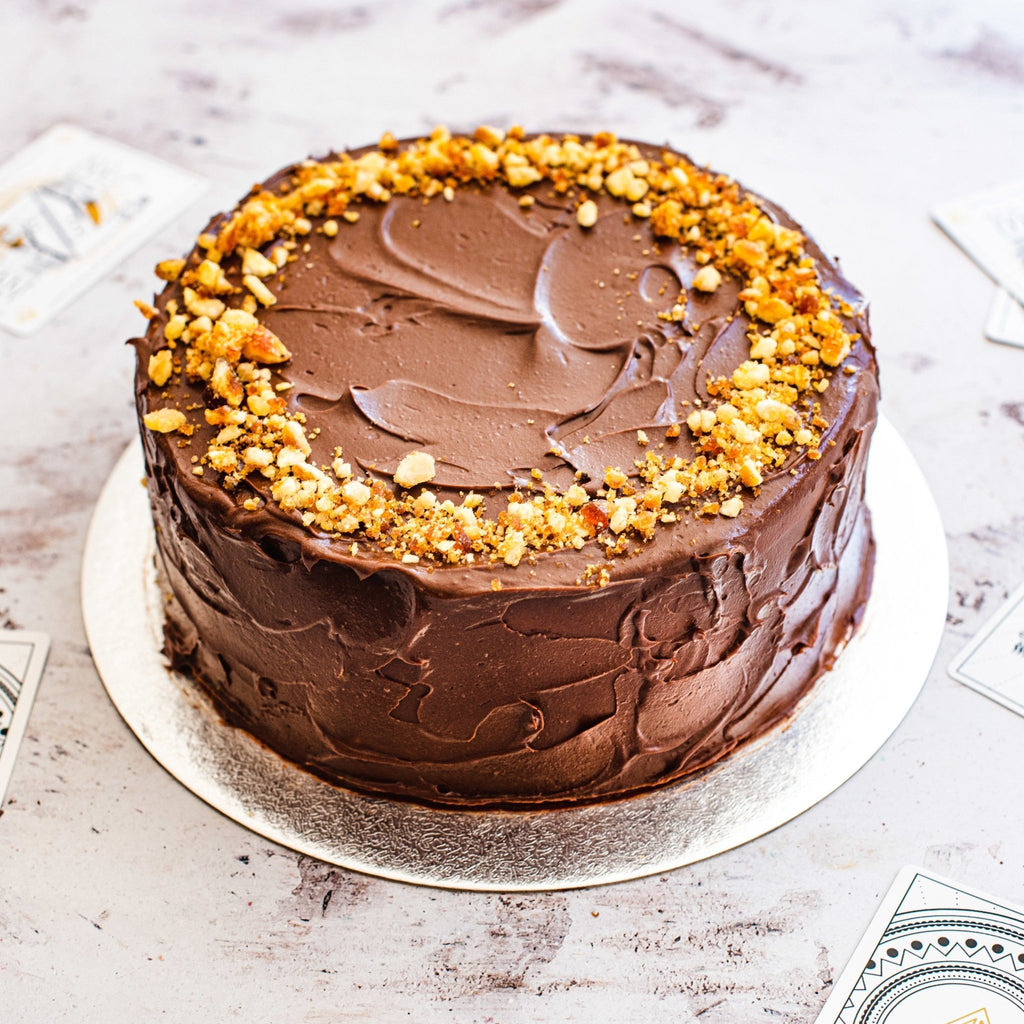 Vegan Peanut Butter & Chocolate Banana Cake - Jack and Beyond