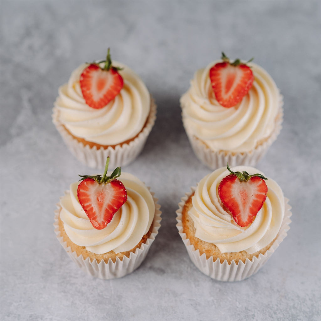 Vegan Victoria Sponge Cupcakes - Jack and Beyond