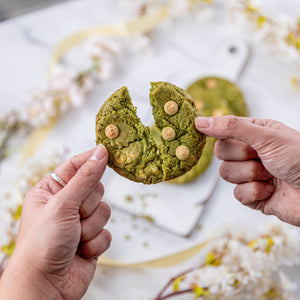 White Chocolate & Matcha Cookies - Jack and Beyond