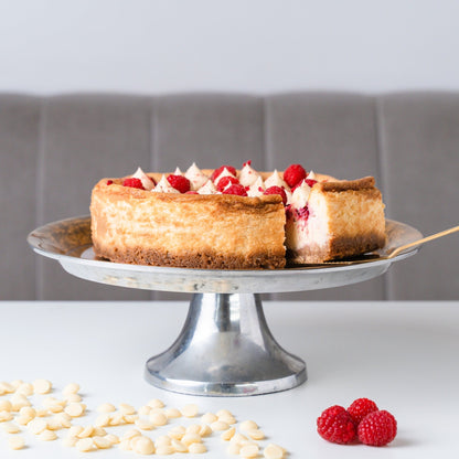 White Chocolate & Raspberry Cheesecake - Jack and Beyond