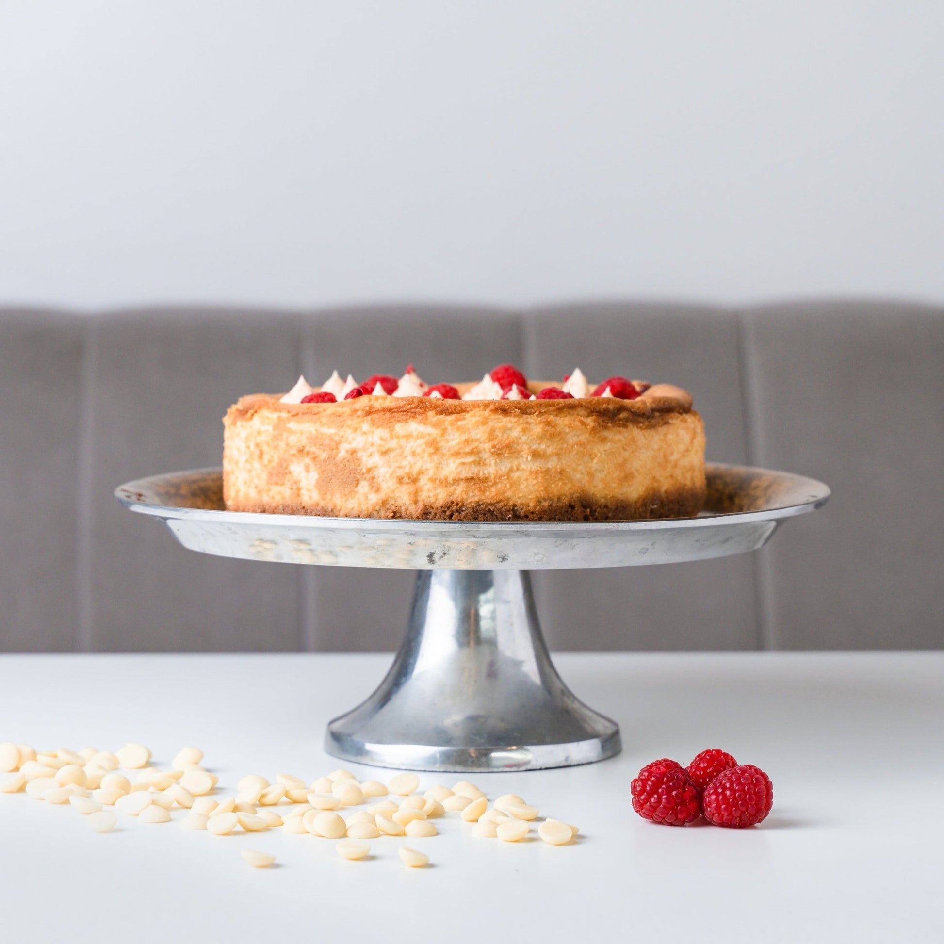 White Chocolate & Raspberry Cheesecake - Jack and Beyond