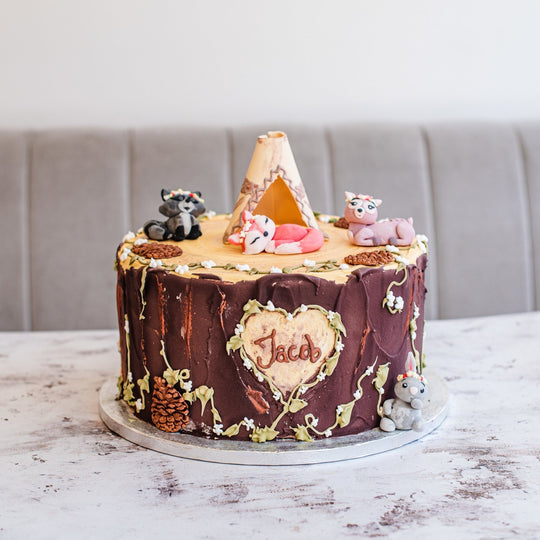 Woodland Animals Cake